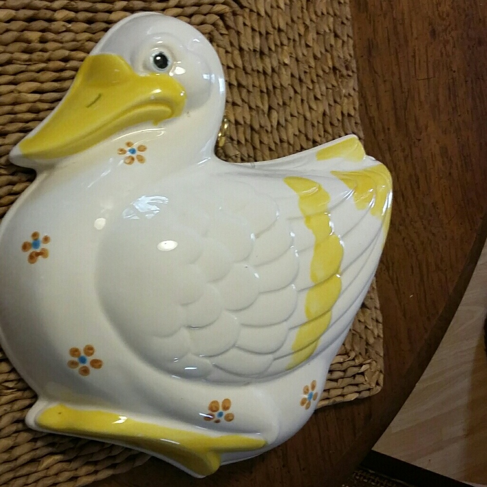 Vintage Ceramic Duck wall hanging